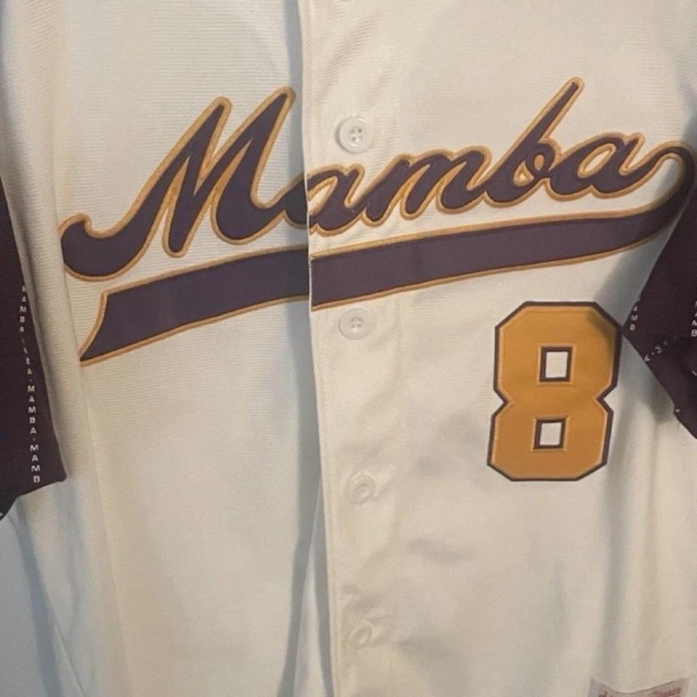 NBA Kobe Bryant #8 Mamba Jersey Size M Baseball Headgear Classic NWT"s